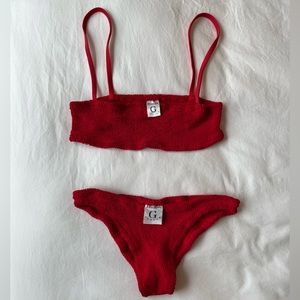 Hunza G Gigi Bikini in red